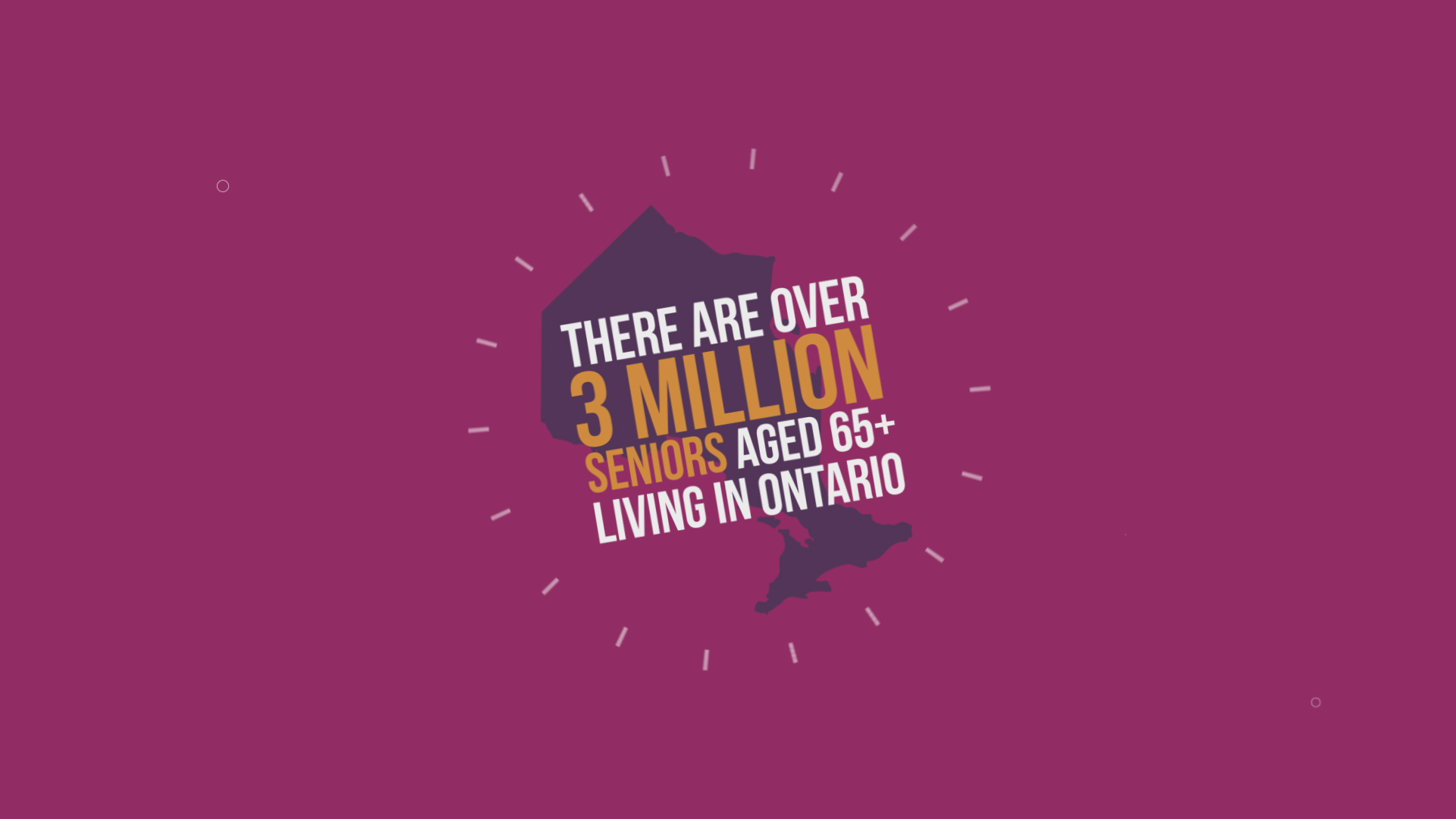 there are over 30 million seniors living in Ontario right now